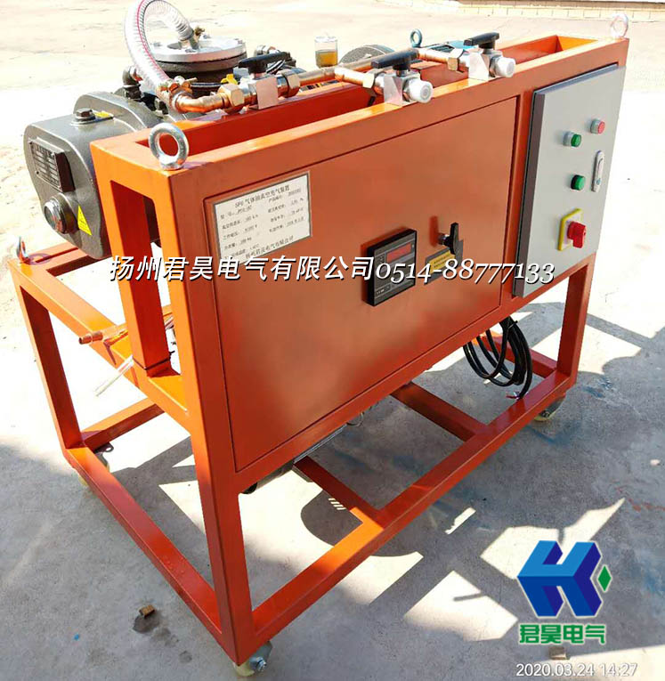 jhcq-180 sf6气体抽真空充气装置抽气速度180l/s